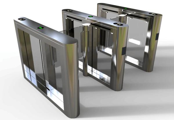 Metal Speed Gate Turnstile Stainless Steel , Rust-proof Automatic Lane Barrier