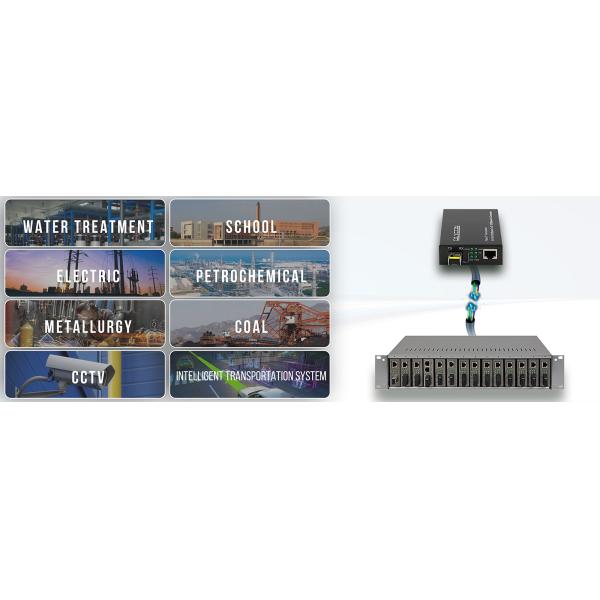 10/100/1000M Single Fiber duplex SC Connector 80KM Fiber Media Converter оптическое волокно в RJ45 преобразователь