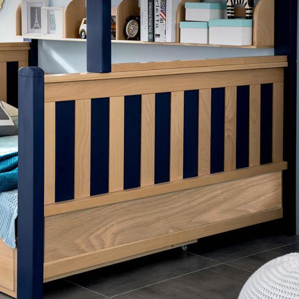 Wood Kids Teenager Bunk Beds Twin Over Full Bedroom Sets OEM