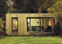 Casa pré-fabricada de aço moldada a frio Jardim Estúdio para escritório Hotel para alugar