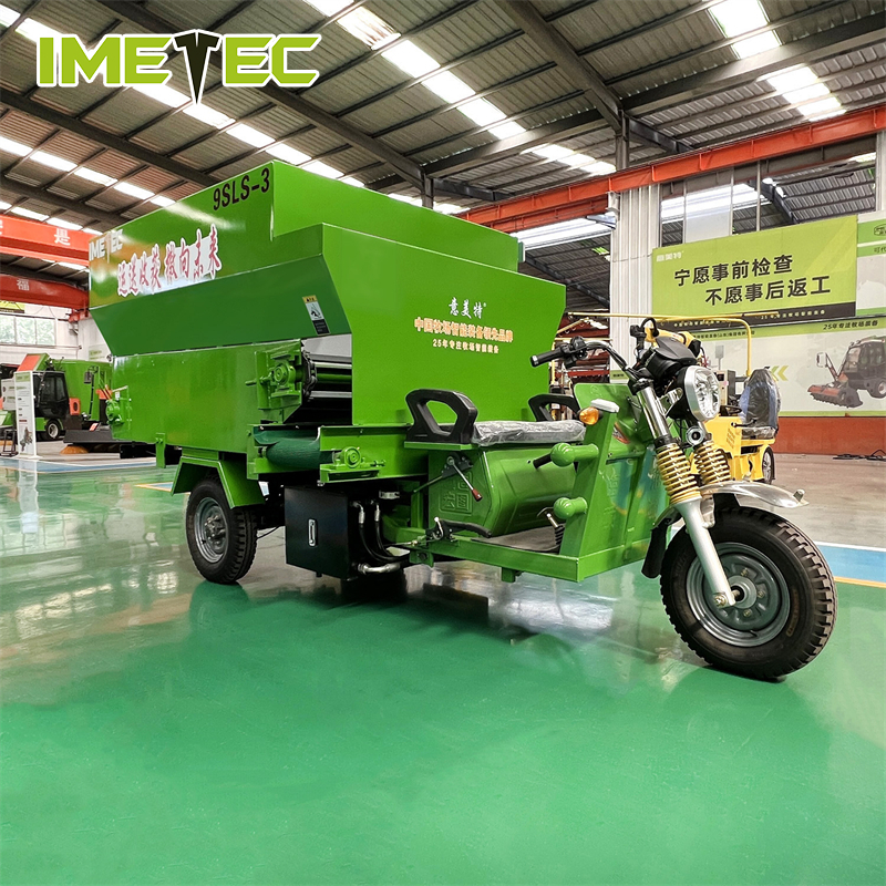 ODM Electric TMR Horizontal Feed Mixer Wagon Spreader Truck For Cattle