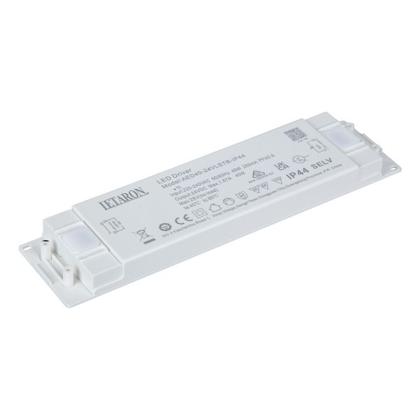 40W 24V IP44 LED Driver, Constant Voltage Driver TUV CE CCC SAA Certificate