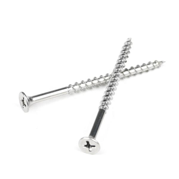 Ruspert Finish 65mm Stainless Steel Bugle Batten Screw for Wooden Floors and Decking