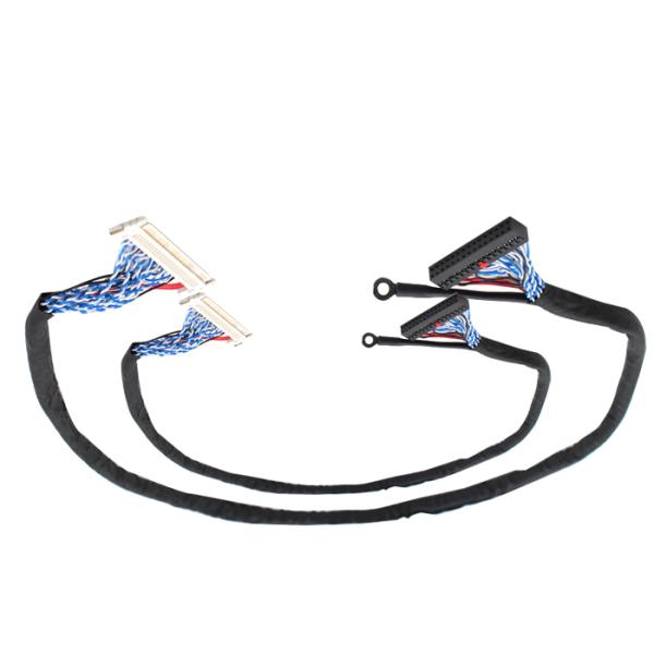 Черные 3.5mm 30 кабель AWG 600mm 1.0mm LVDS