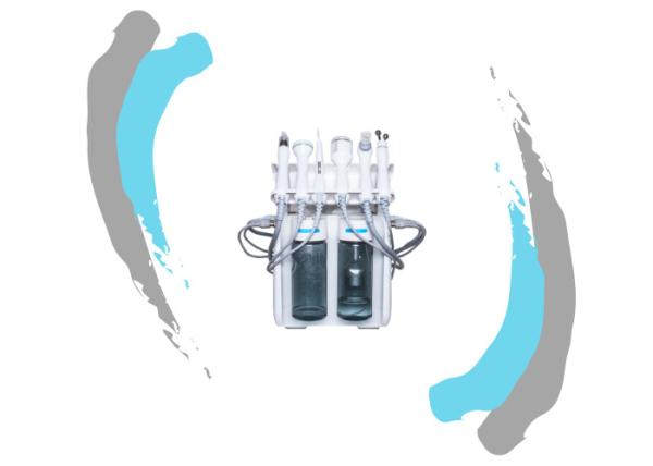 6 in 1 ultrasonic hot & cold hammer hydra peel facial diamond dermabrasion