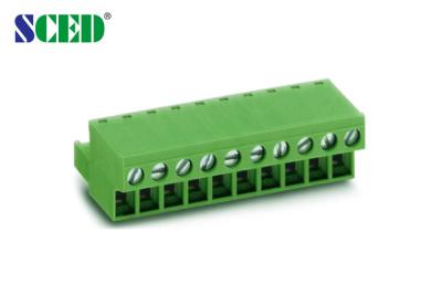 Plug - in Terminal Block    Pitch 5.08mm   300V 18A    2P - 24P    Plug   Female