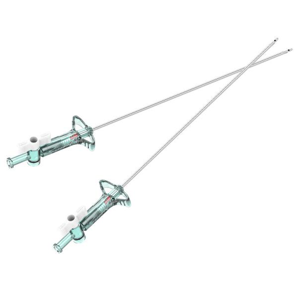 Agulha de Veress do comprimento dos SS 304 120mm na cirurgia abdominal Veress descartável
