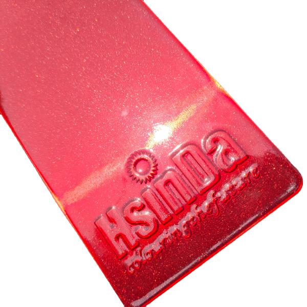 Revestimiento en polvo rojo metálico de 32-42 μm para aislamiento eléctrico