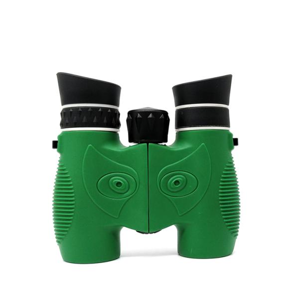 10x22 Outdoor Children's Toy Binoculars Green Food Grade PVC