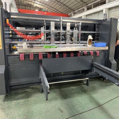 Fully Automatic Carton Folder Gluer Stitcher Machine With 1200nails/min