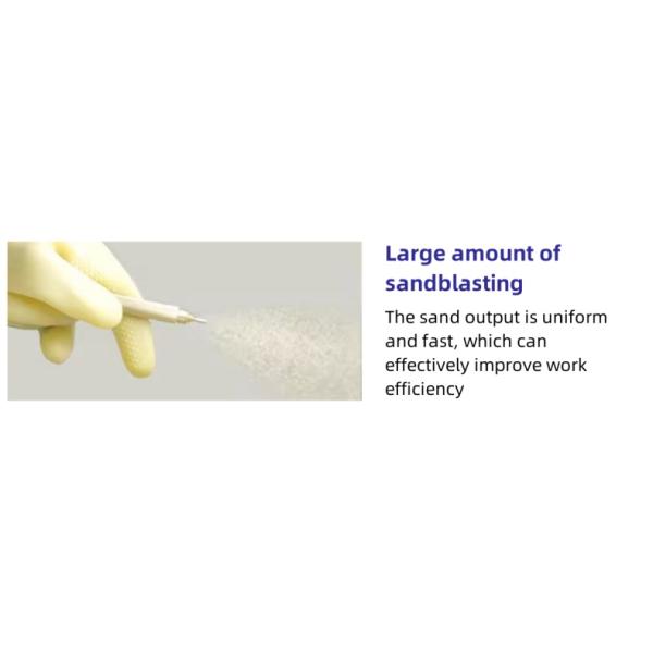 Large Window Twin Pen Dental Sandblaster With Drawer Powerful Dental Lab Equipment