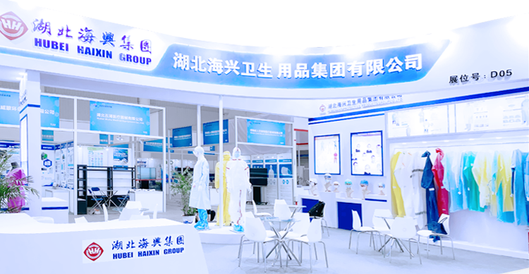 Hubei Haixin Disposable Blue CPE Indoor Shoe Covers Waterproof Nonslip Shoe Cap Blue Plastic Automatic Shoe Cover Wholesale