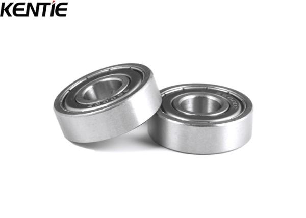 SS 304 Closed 6000ZZ Single Row Deep Groove Ball Bearing Compact Structure