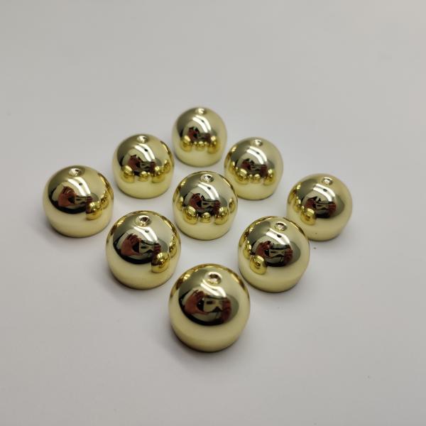 13MM Electroplated Ball Shape Hand Sanitizer Bottle With Screw Lock