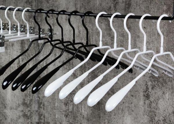 PVC Coating Non Slip Clothing Store Hangers For Coat / Trouser / Jacket / Suit