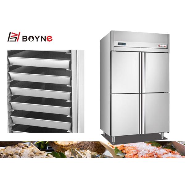 Замораживатель вставки двери нержавеющей стали 4 шкафа холодильника ресторана