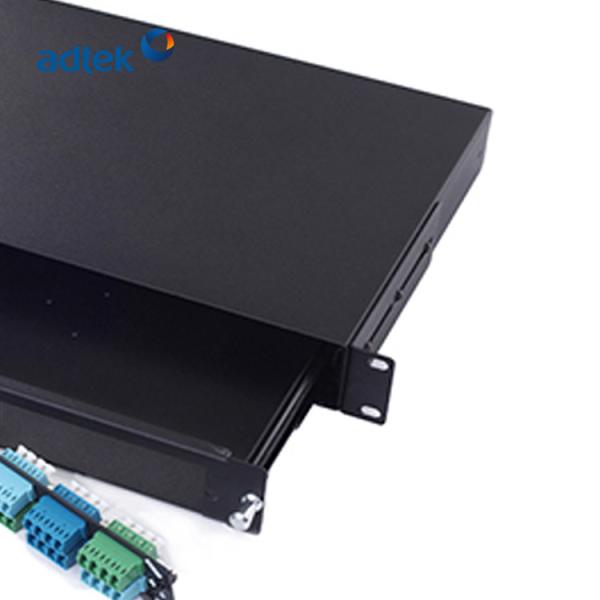 96 Port Fiber Optic Patch Panel 24 Port Black Metal SM / MM