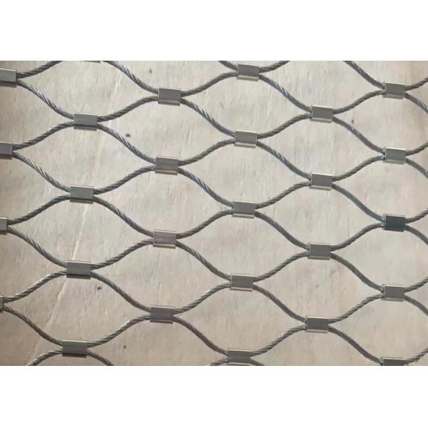 Manufacturer Of 30*60 Stainless Steel Rope Mesh Anti Dropping Cable Wire Mesh