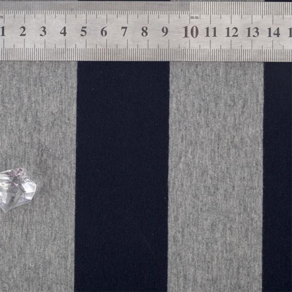 Удобная и мягкая высокоцветная прочность и дышащая полосатая вязаная ткань для повседневной носки