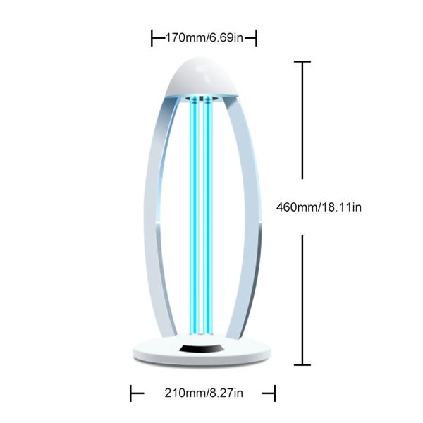 Обеззараживание ультрафиолетового света настольных ламп Ковид-19 офиса медицинское домашнее уникальное привело гермицидную лампу