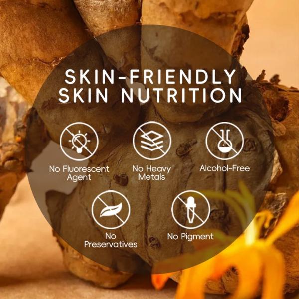 40 ml de suero para el cuidado de la piel y el rostro vitamina C cúrcuma suero corrector de manchas oscuras