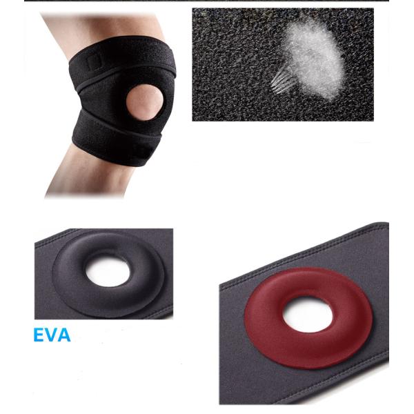 Flexible adjustable waterproof knee support for sports