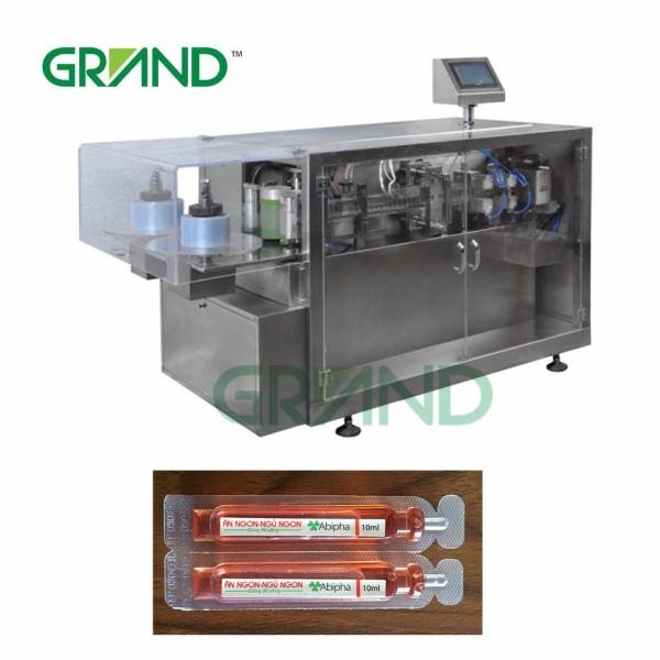PVC/PE material small dose bottle liquid plastic ampoule filling sealing machine