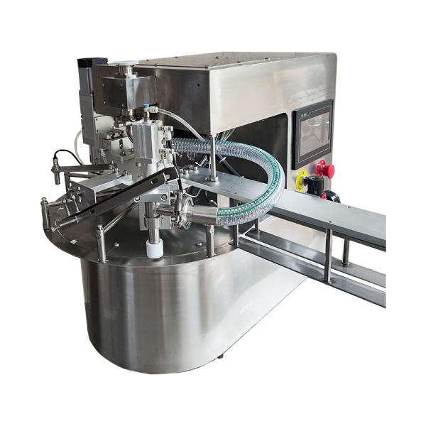 Finishing Cap, Filling and Tightening Cap Integrated Machine for Liquid Filling
