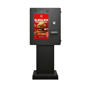21.5 inch Microphone Camera Built in  Self Service Kiosk Touch Screen Kiosk For Outdoor Transactions