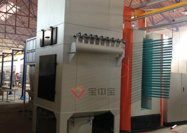 Linha de revestimento automática grande do pó da sala de pó do remoinho em Singapura