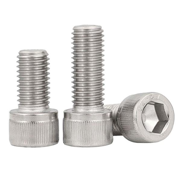Mecânico de aço inoxidável SS 304 316 316L cabeça cilíndrica hexagonal Hex Socket Allen chave parafusos DIN912