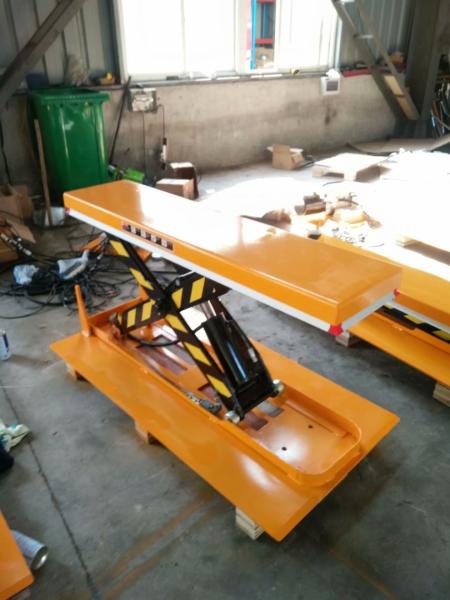 Powered Hydraulic Scissor Lift Table,Small Stationary Hydraulic Lift Table For Warehouse Loading