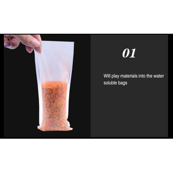 Рыбная ловля затравливает толщину 35um-40um расстворимой в воде сумки 7 x 15cm Dissolvable