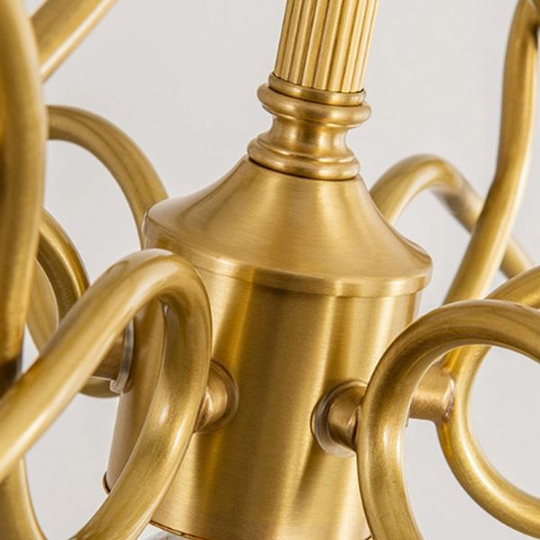 Customizable Design Adjustable Height Suspended Pendant Light with 50000 Hours Lifespan for Luxury Decor