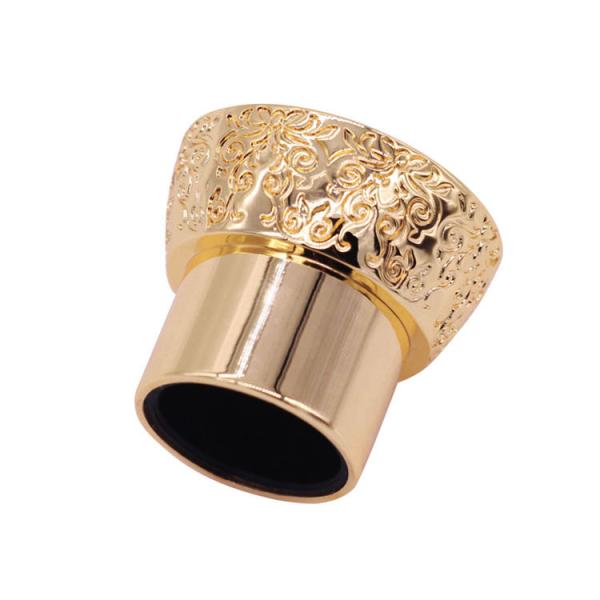 Высокая отметка кольцевидная повторно использует сплава цинка золота крышек бутылки образец уникального свободный