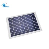 chargeur portatif stratifié en verre de haute qualité en gros de panneau solaire du panneau solaire 8W de 12V ZW-8W-12V