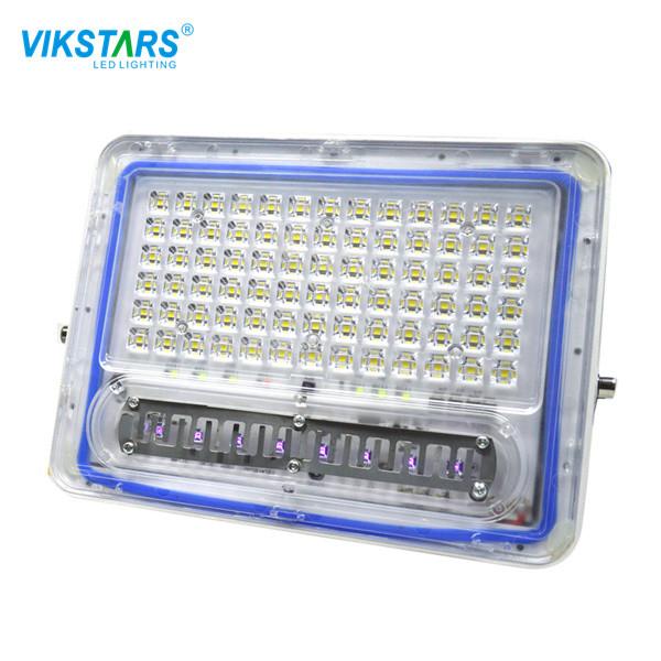 luz de inundação solar da lente 50W do PC de Ra Aluminum da luz de inundação 70 do diodo emissor de luz 150lm/W