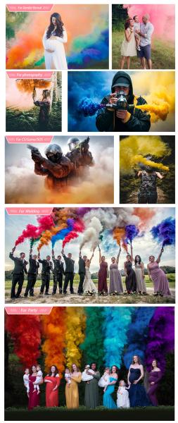 Mandarin Fireworks Liuyang Customized Party Festival Wedding 100 Shots Daytime Cake Fireworks Pyrotechnics Color Smoke Bombs