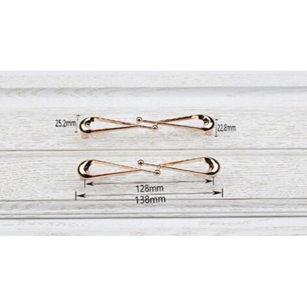 Chrome Crystal Drawer Handles , Golden Antique Crystal Door Knobs Fashionable Cupboard Pulls