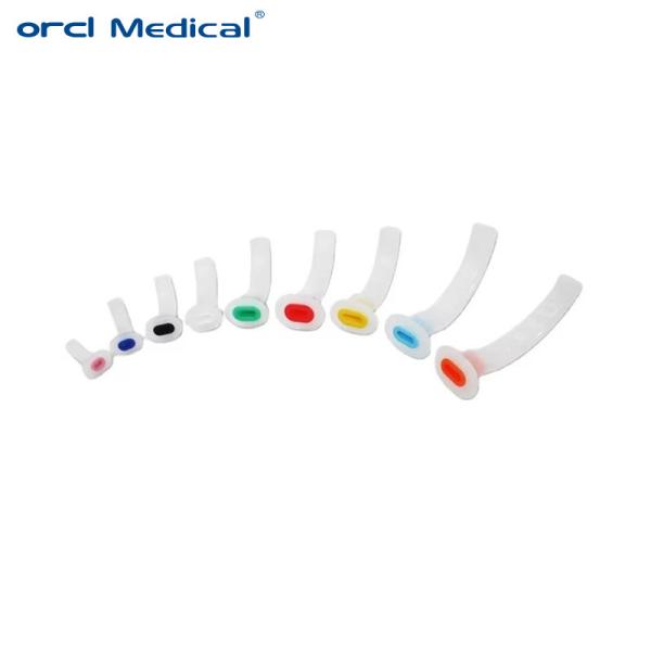Produto veterinário estéril Guedel OPA Produtor por grosso de vias respiratórias orofaríngeas com código de cores