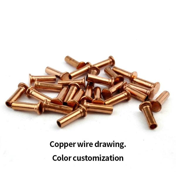 Custom semi-hollow full hollow brass stainless steel screws