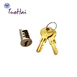 Cylindre de verrouillage à clé avec paire de clés, simple face (Hudson) pour serrure de sécurité à anneau LG1783