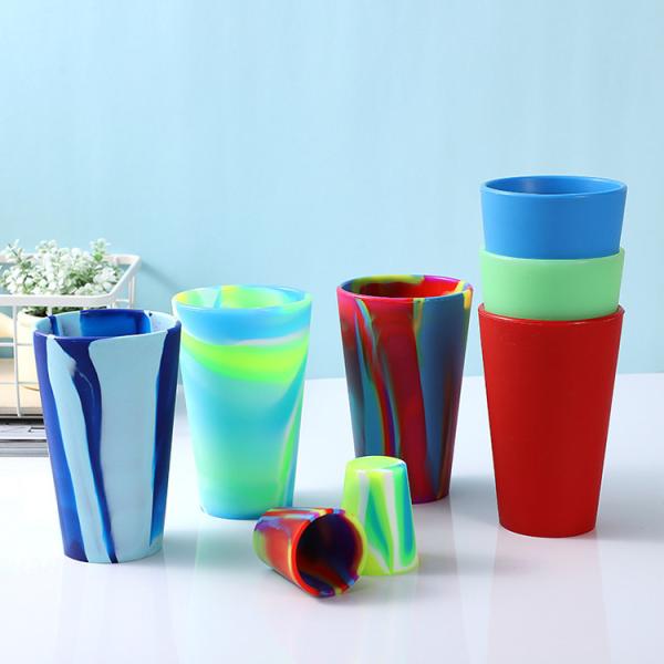 Straight Up Custom Silipint Cups Outdoor Sili Pint Glass OEM ODM