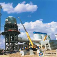 O equipamento de produção ativo do cal da estufa giratória calcinou o equipamento da estufa de cal