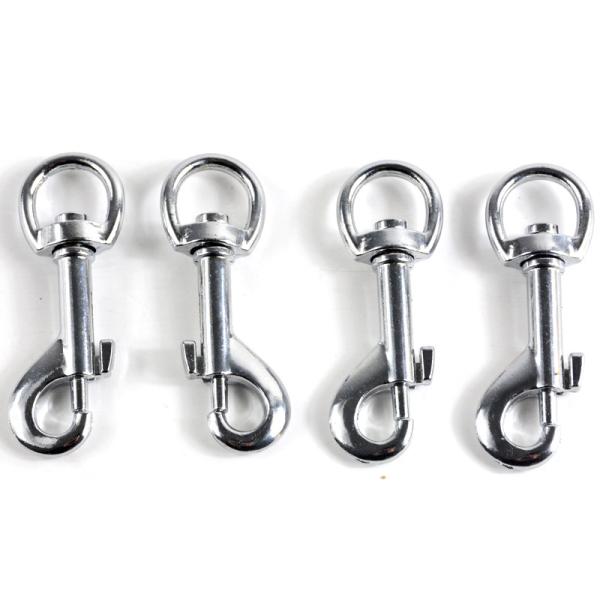 6.00cm * 4.00cm * 1.00cm Package Size Zinc Alloy 25mm Eye Swivel Snap Hook for Dog Hook