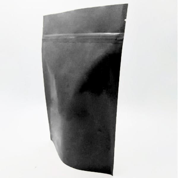 Malote do fechamento do fecho de correr da soldadura térmica 16oz da folha de alumínio que empacota 450g Matte Black Stand Up Pouch