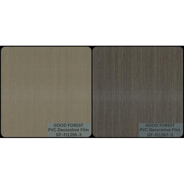 Película decorativa del PVC de la división grueso Grey Color oscuro de 0.25m m - de 0.60m m