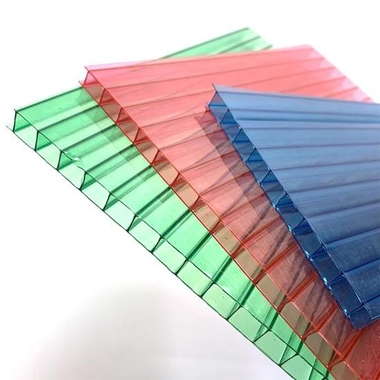 Honeycomb Plastic Polycarbonate Plastic Sheets 20mm Colored Anti UV