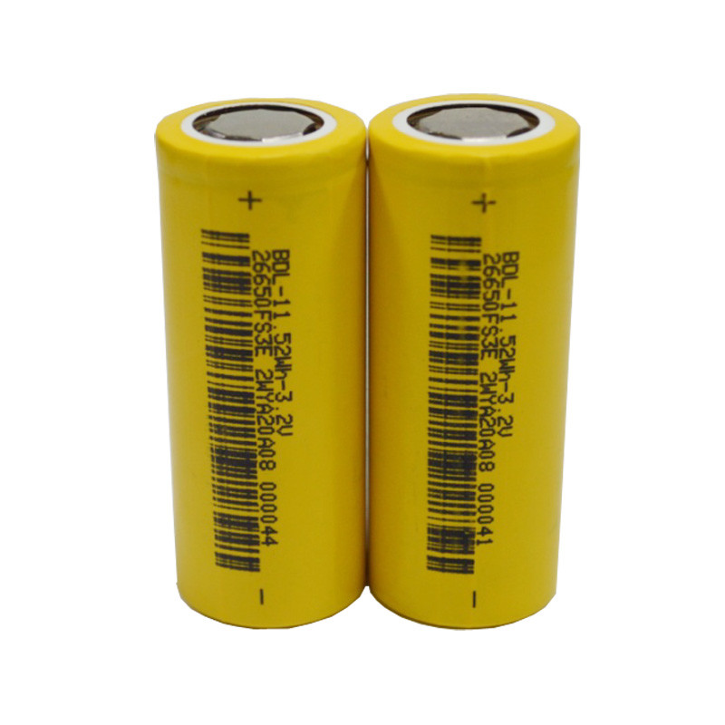 клетки Lifep04 перезаряжаемые батареи 26650 лития 3600mAh 11.52Wh 3.2V