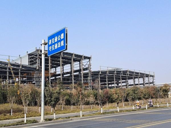 Heavy Duty Framework Steel Structure Workshop Project Q355B Grade Prefabricated